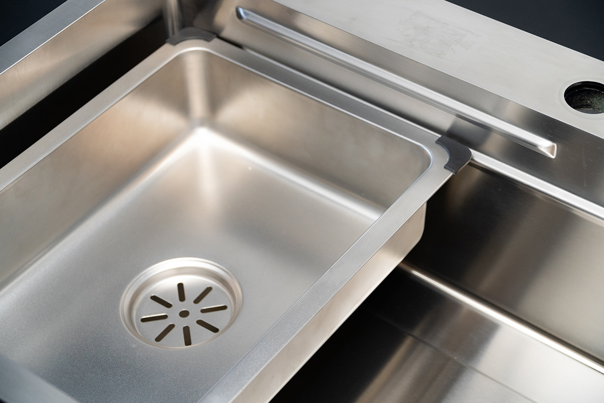 Chậu rửa chén 1 hố kèm khay HITA HDS7546T 75x46cm